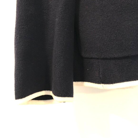 Ralph Lauren sweater knit blazer size M navy crest preppy nautical academia Y2K - Picture 9 of 16